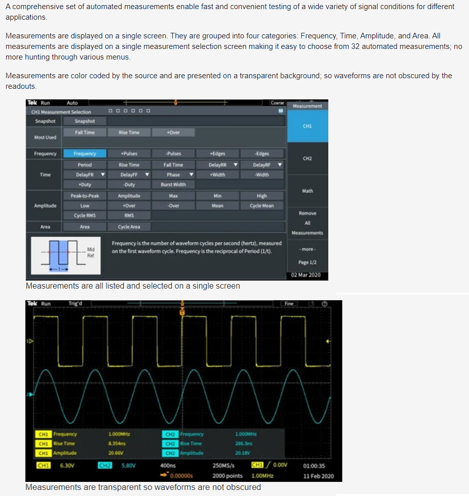 Tektronix TBS1000C数字存储示波器